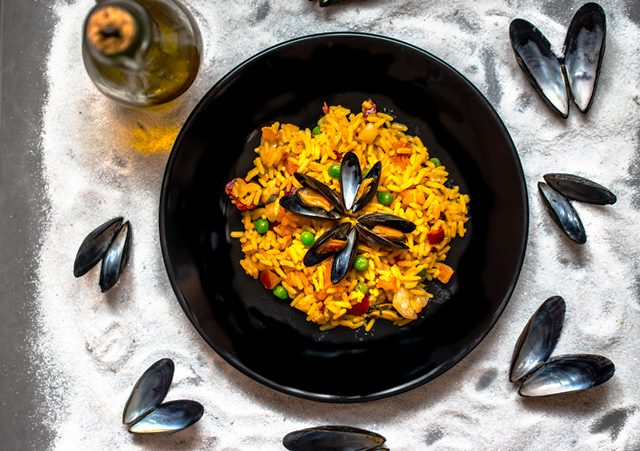 Delicious paella